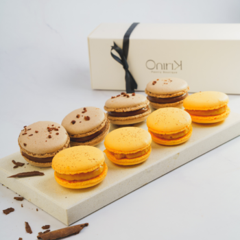 Macarons au Chocolat et Fruit de la Passion